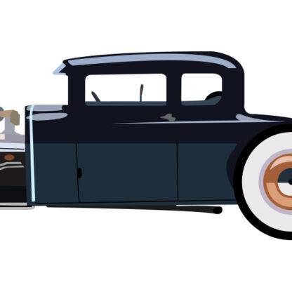 Ford 32 Coupe T-shirt - Image 8
