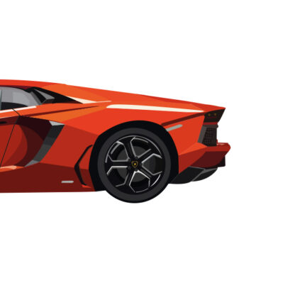Lamborghini Aventador Artprint - Image 2