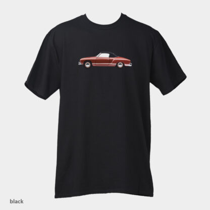 VW Karmann Ghia Cabrio T-shirt - Image 2