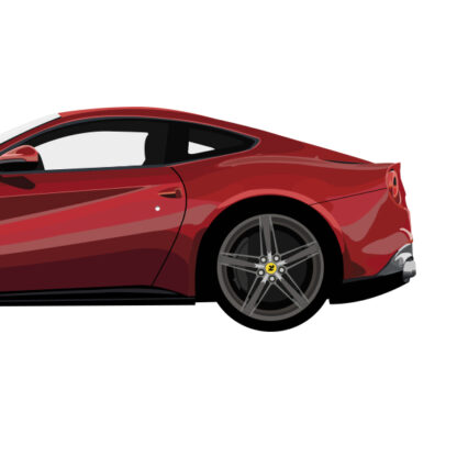 Ferrari F12 Artprint - Image 2