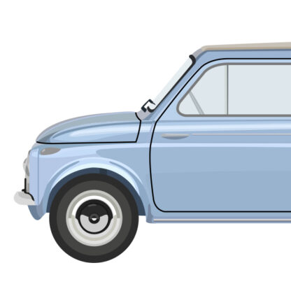 Fiat 500 Artprint - Image 2