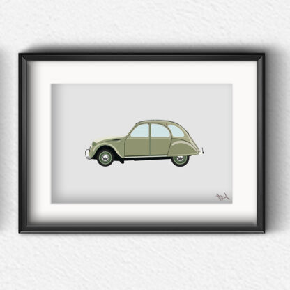 Citroën 2CV Artprint - Image 3