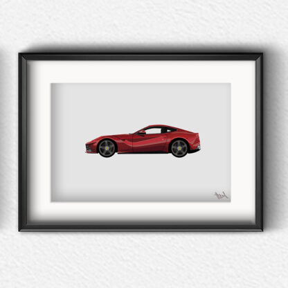 Ferrari F12 Artprint - Image 3