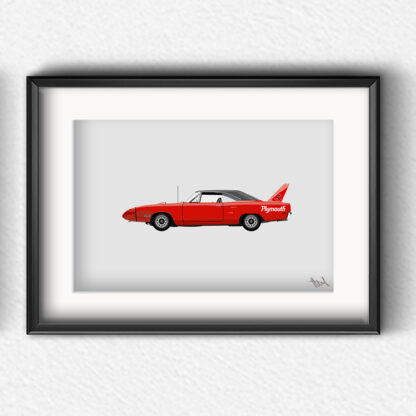 Plymouth Roadrunner Artprint - Image 3